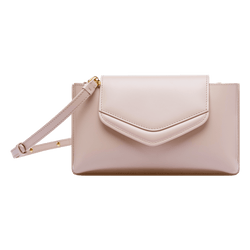 LOVE LETTER 2PL PHONE BAG WITH WALLET-ROSE SMOKE