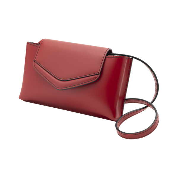 LOVE LETTER PHONE BAG WITH POCKET-RED