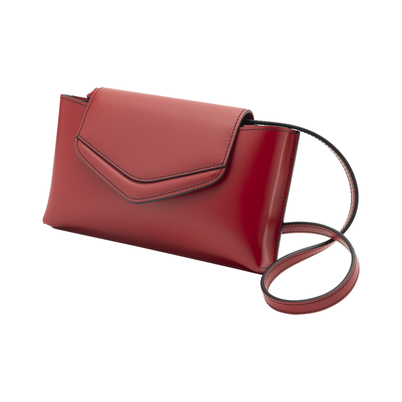 LOVE LETTER PHONE BAG WITH POCKET-RED