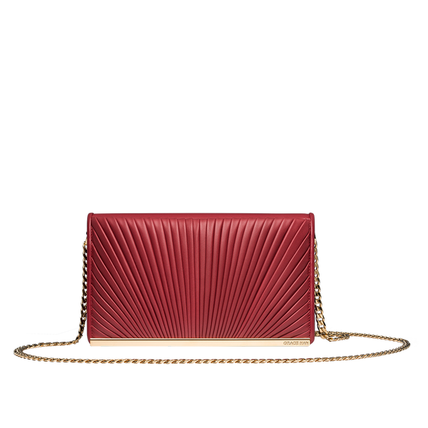 BALLET LESSON CLUTCH BAG SMALL-RED