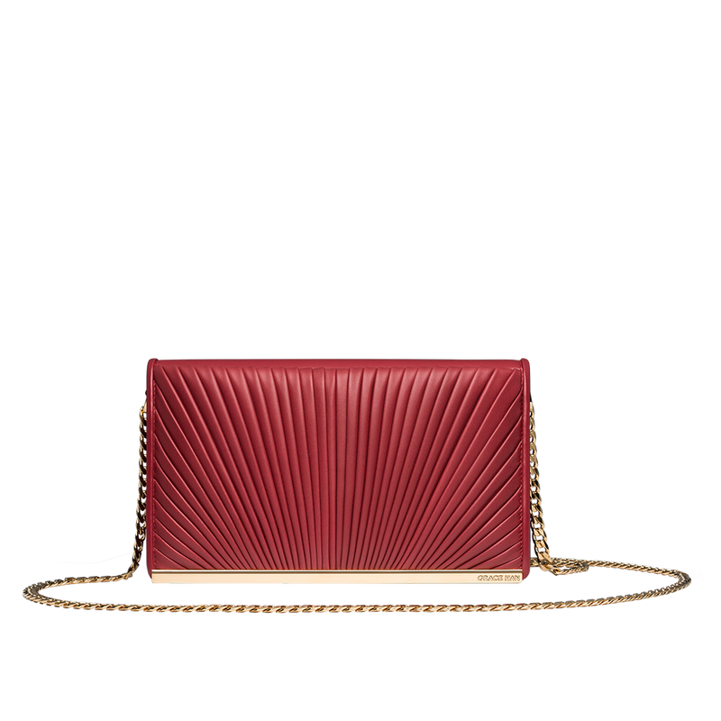BALLET LESSON CLUTCH BAG SMALL-RED