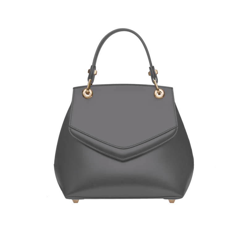 LOVE LETTER TOP HANDLE BAG SMALL-GULL GREY