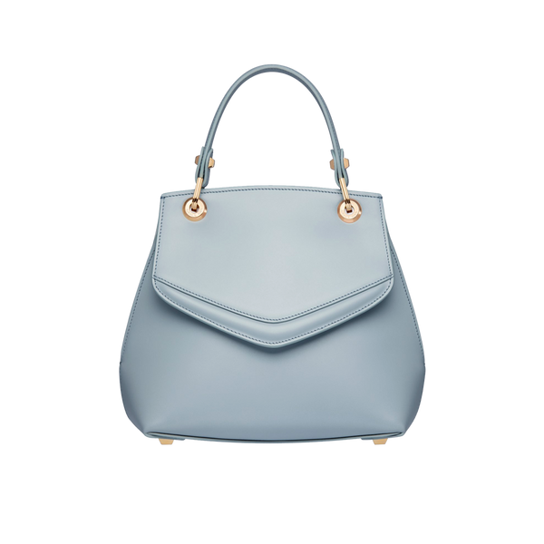 LOVE LETTER TOP HANDLE BAG SMALL-PEARL BLUE